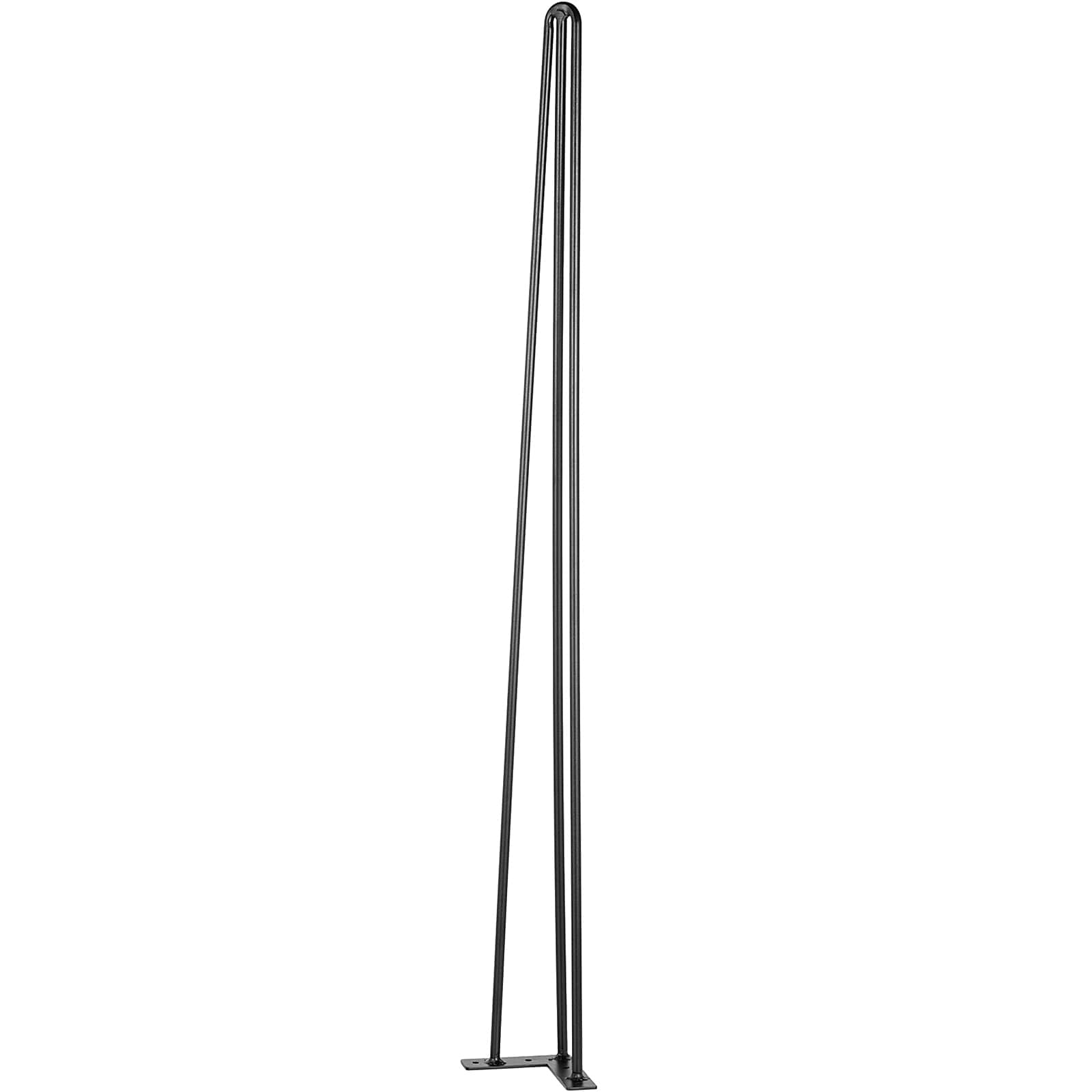 Hairpin Table Legs 36" Black Set Of 4 Desk Legs 880lbs Load Capacity Hairpin Desk Legs 3 Rods For Bench Desk Dining End Table Chairs Carbon Steel DIY Heavy Duty Furniture Legs_maomaolike.com